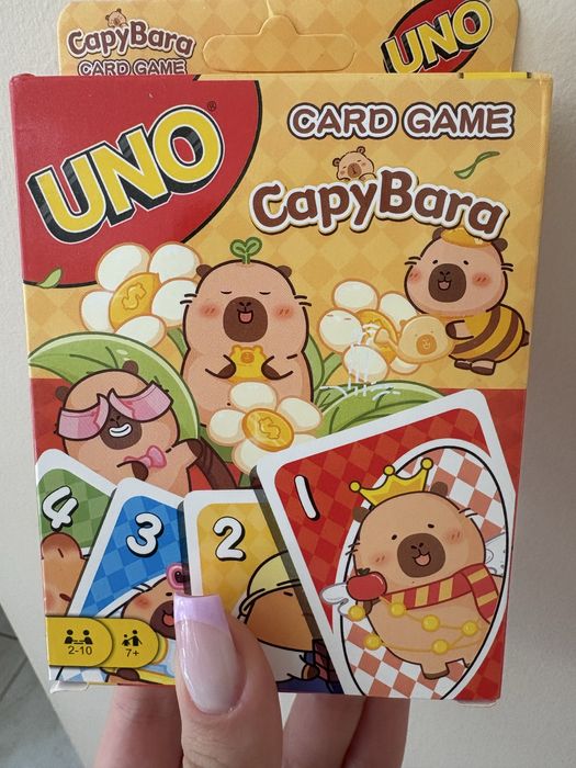Nowe karty do gry Uno Kapibara Capybara