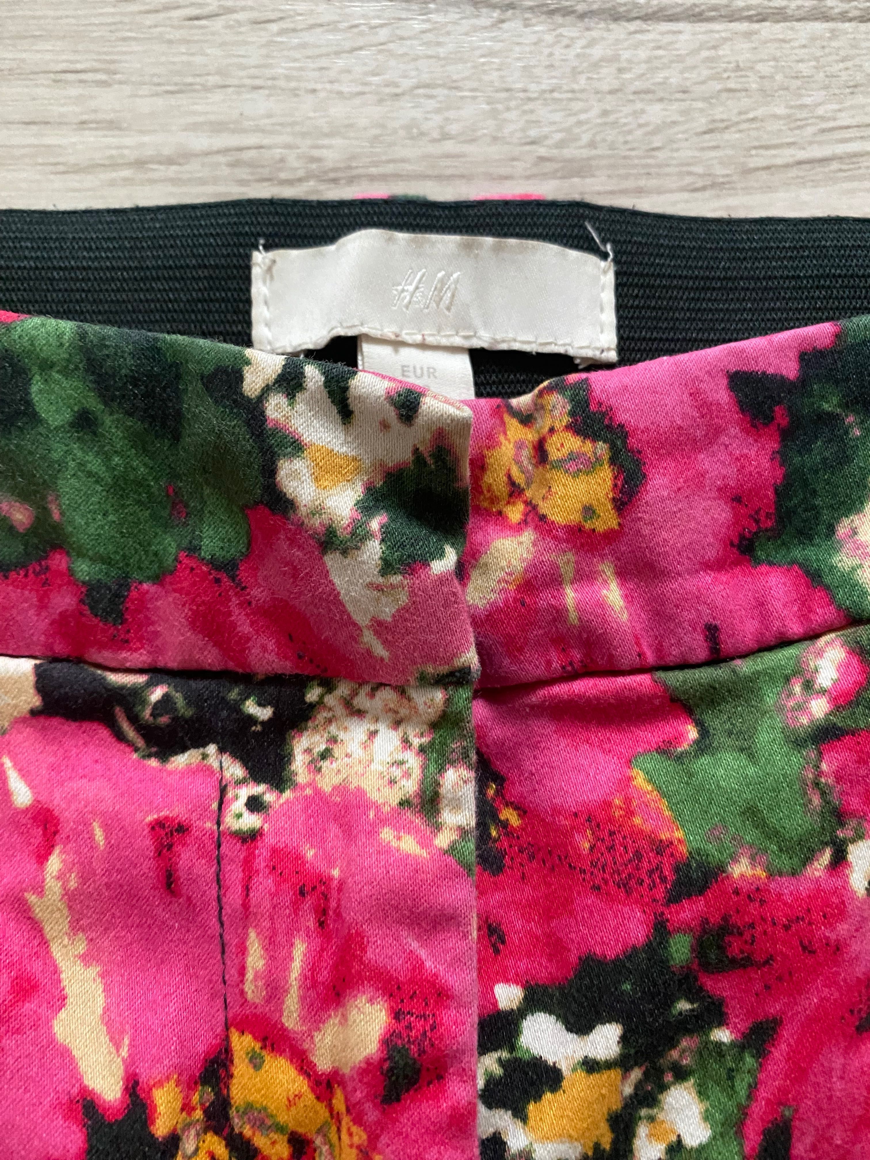 Spodnie H&M rozm . 38 eleganckie elastyczne