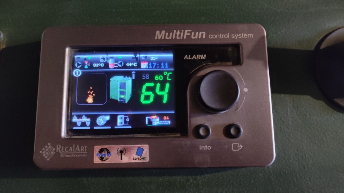 Części do pieca na ekogroszek SAS MULTI 17kw