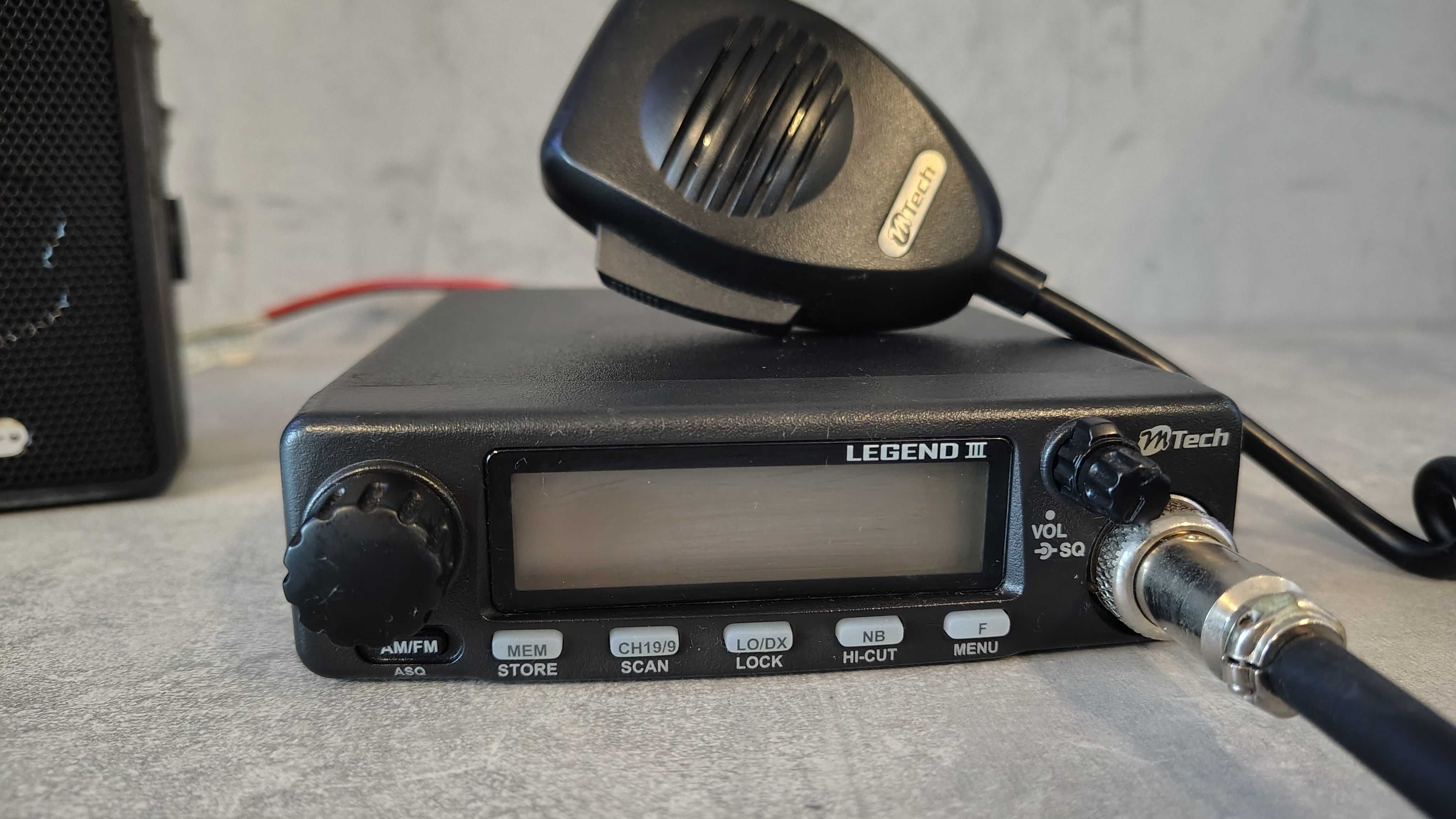 CB-Radio M-Tech Legend III tuning Konektor + Głośnik Uniden Bearcat