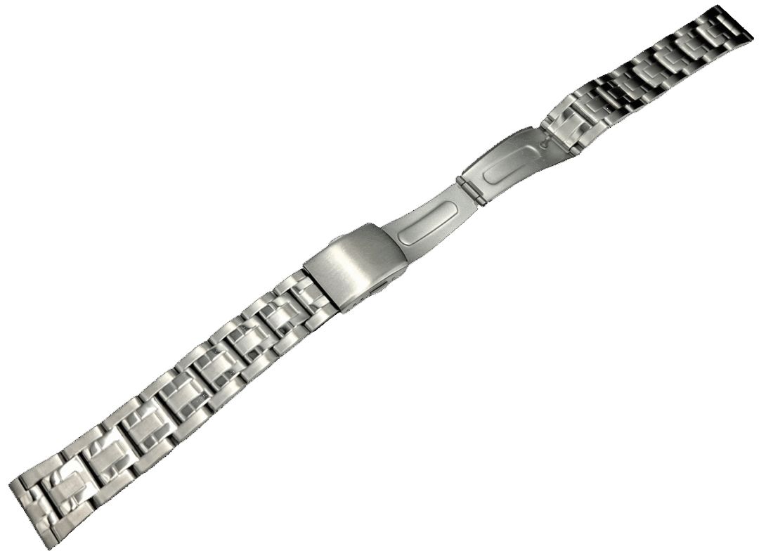 Nowa Bransoleta bransoletka do zegarka elegancka 18 mm stal nierdzewna