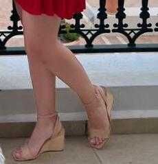 Winylowe buty na koturnie rozm. 37