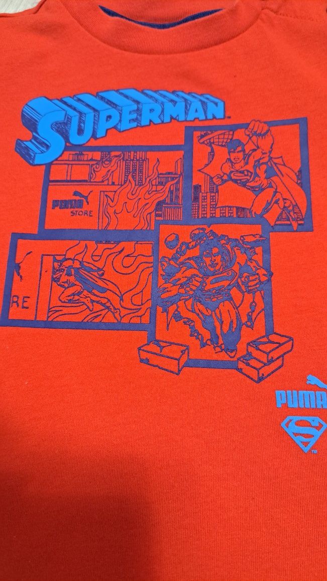 Puma Superman bluzka koszulka T Shirt 74cm