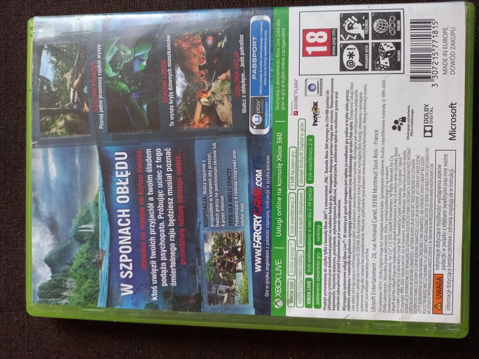 Gra Farcry 3 na xbox 360 Polska wersja!!!