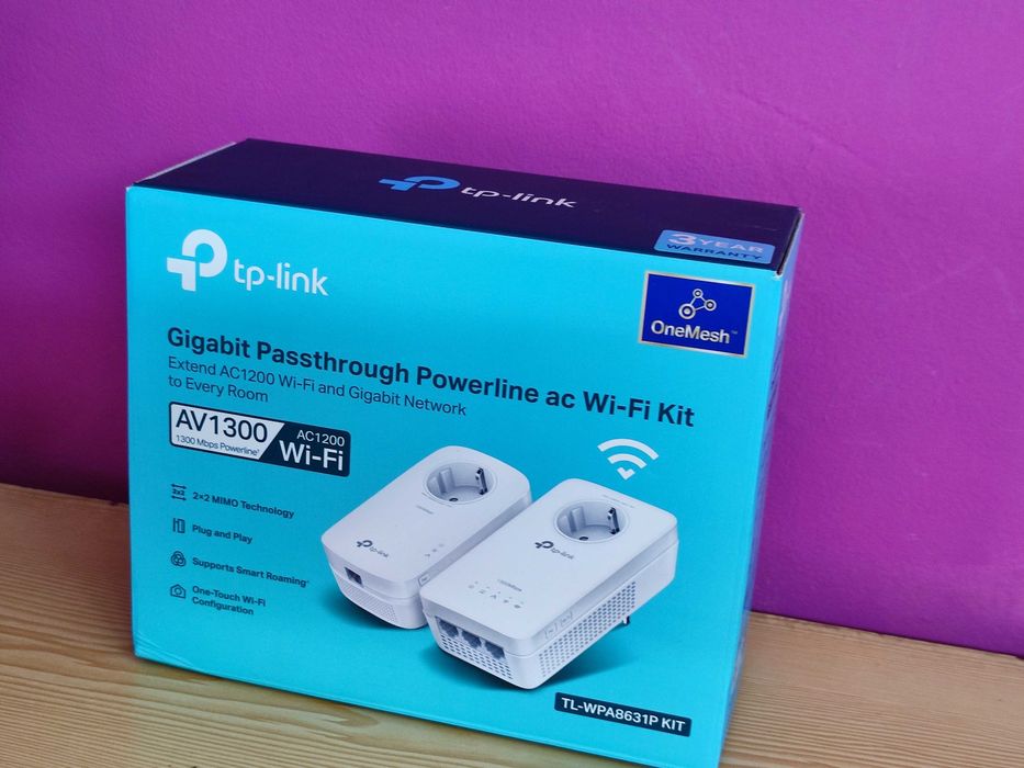 Kit Extensor Wi-Fi TP-Link AV1300 - Powerline