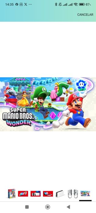 Nintendo Switch OLED (4 meses de uso) + Super Mario Wonder + Online