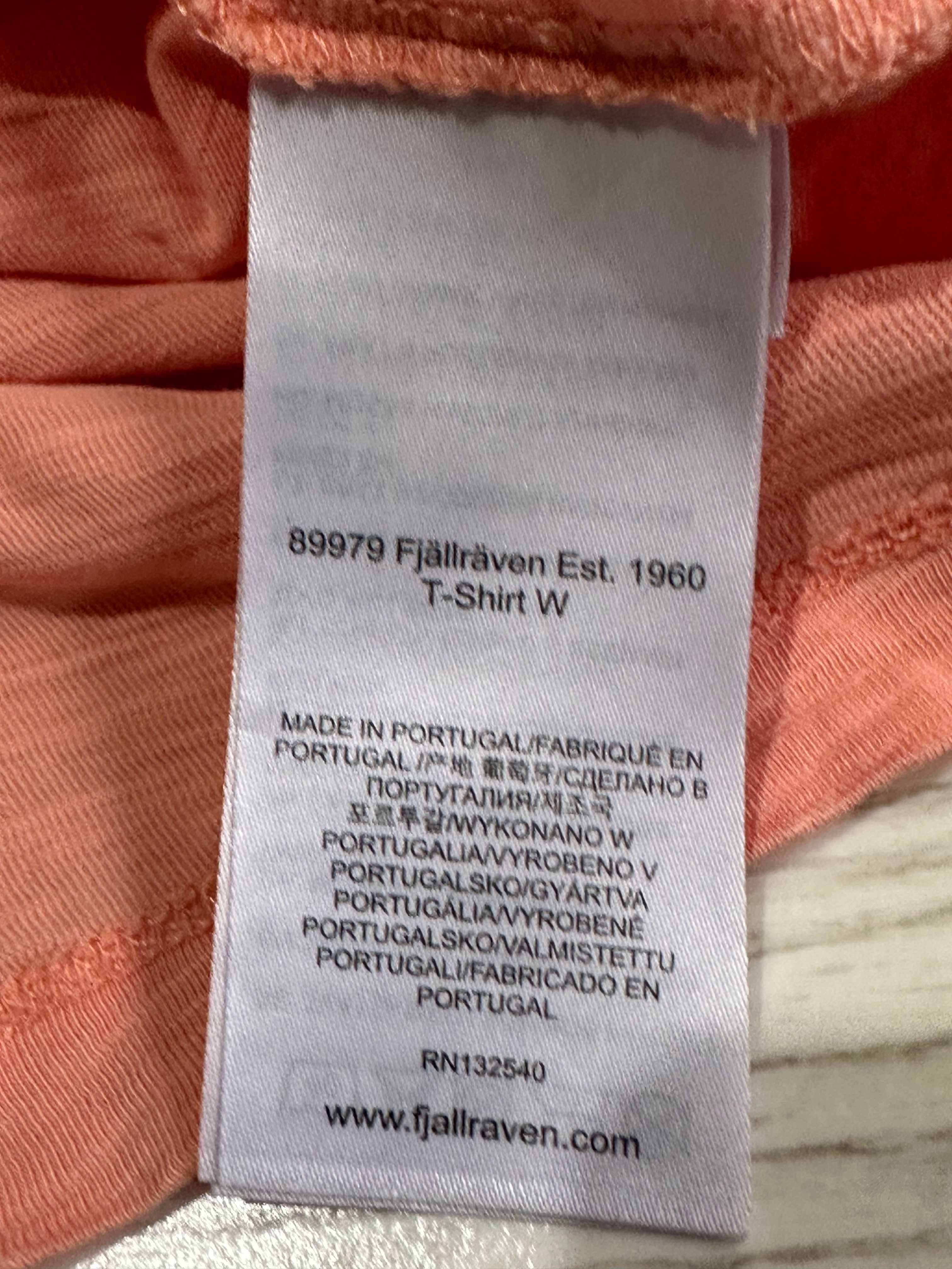 FJALLRAVEN damska koszulka z krótkim rękawem t-shirt turystyczna góry