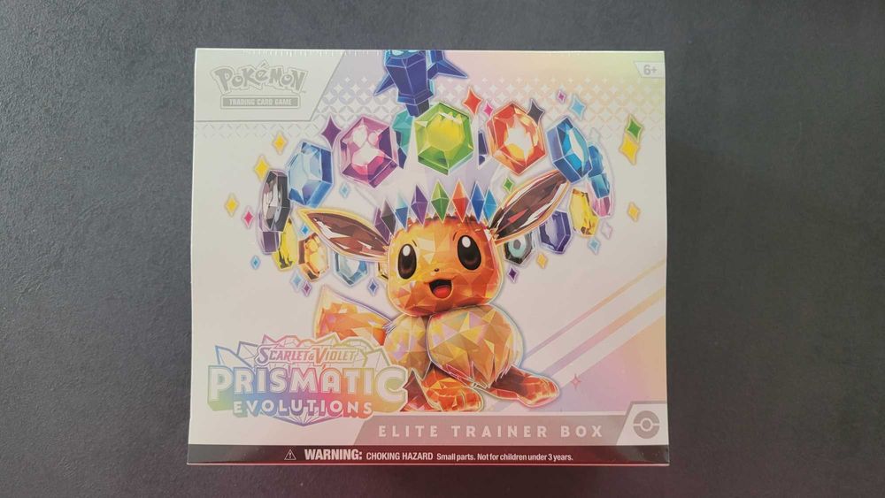Pokemon ETB karty Elite trainer box prismatic evolutions