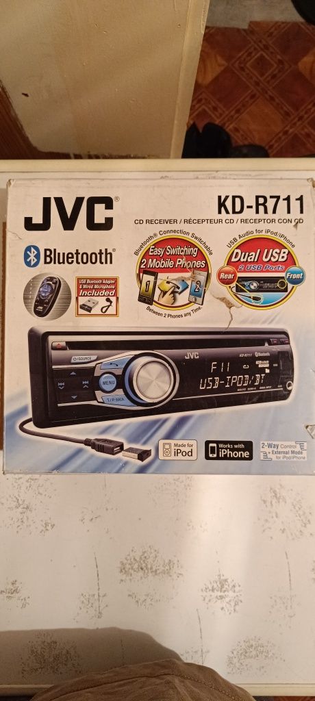 Radio samochodowe jvc kd-r711