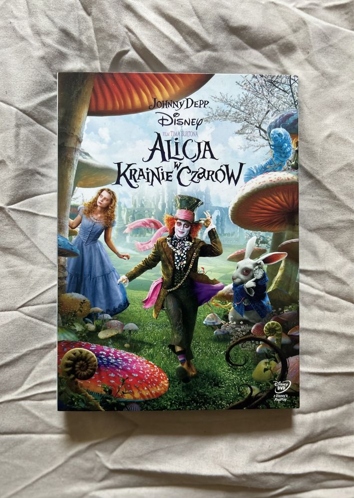 Alicja w krainie czarów film DVD Tim Burton Johnny Depp NOWY