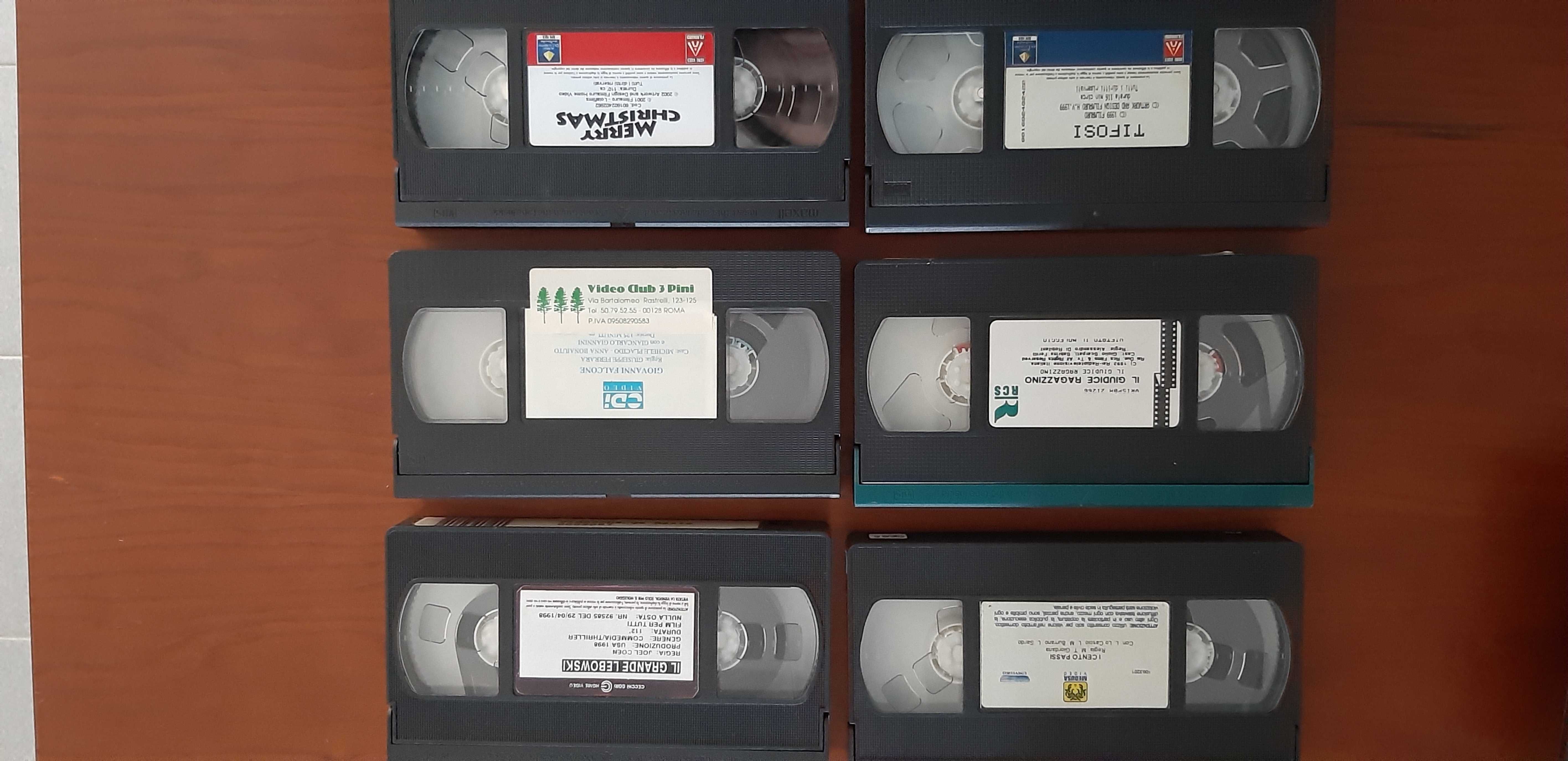 cassetes VHS filmes italiano