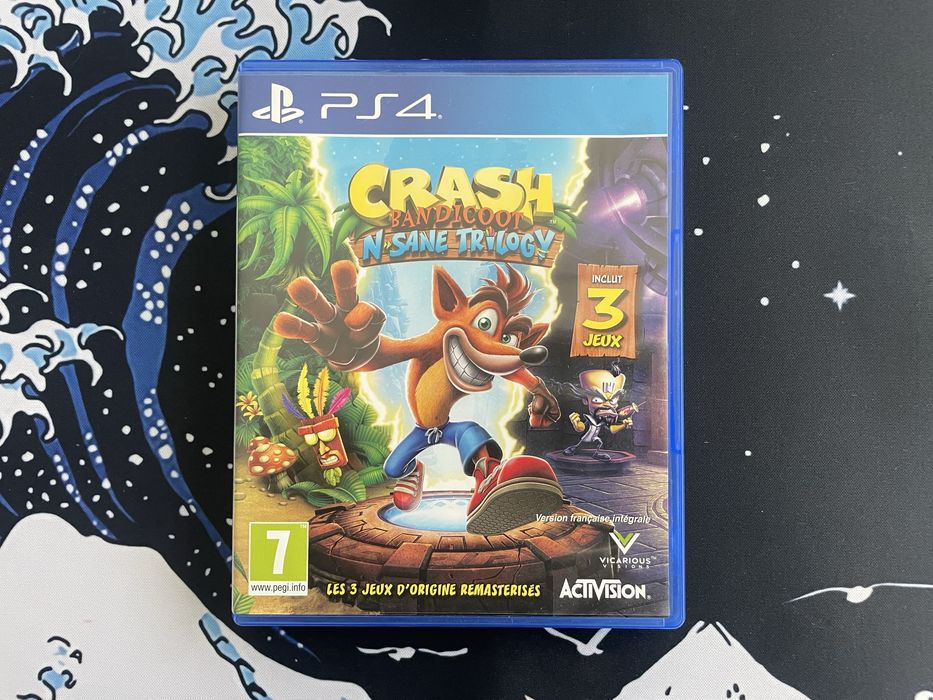 Jogo Crash Bandicoot Trilogy Ps4