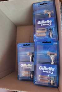 Gillette sensor 3 maszynka + 3 ostrza