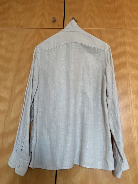 Camisa DKNY linho e algodão