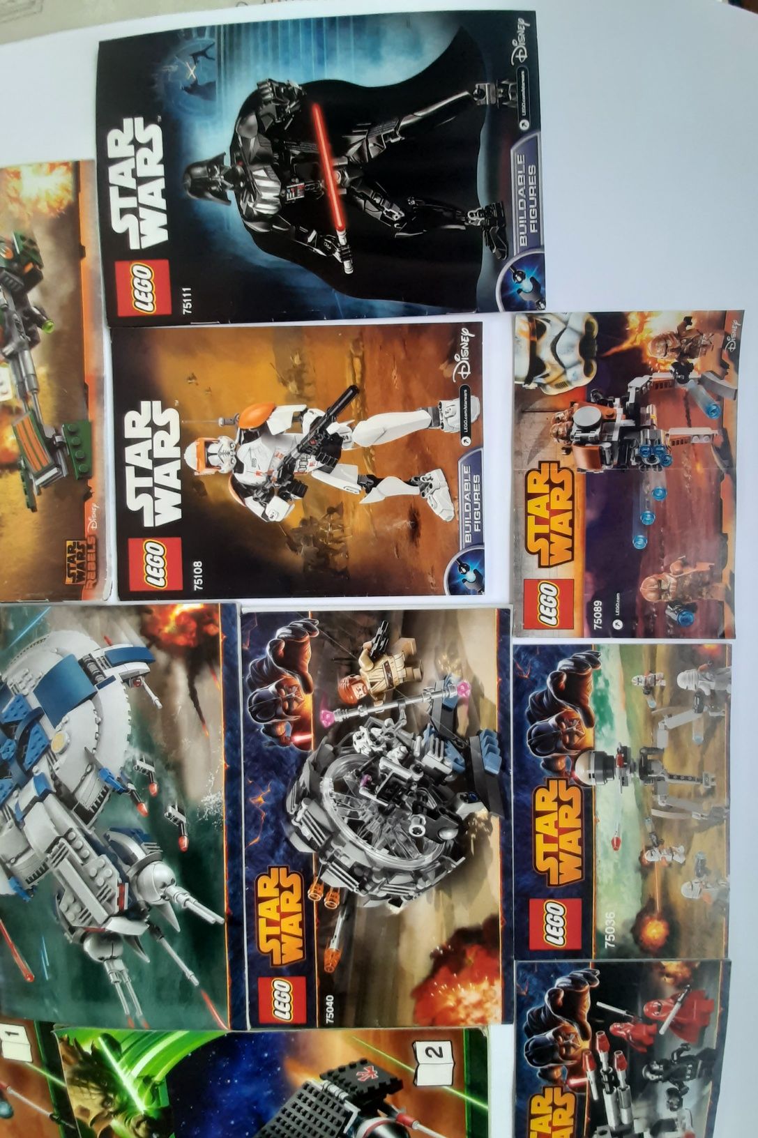 Лише інструкції Лего Стар Ворз Lego Star Wars 75018,75042,75089 та ін.