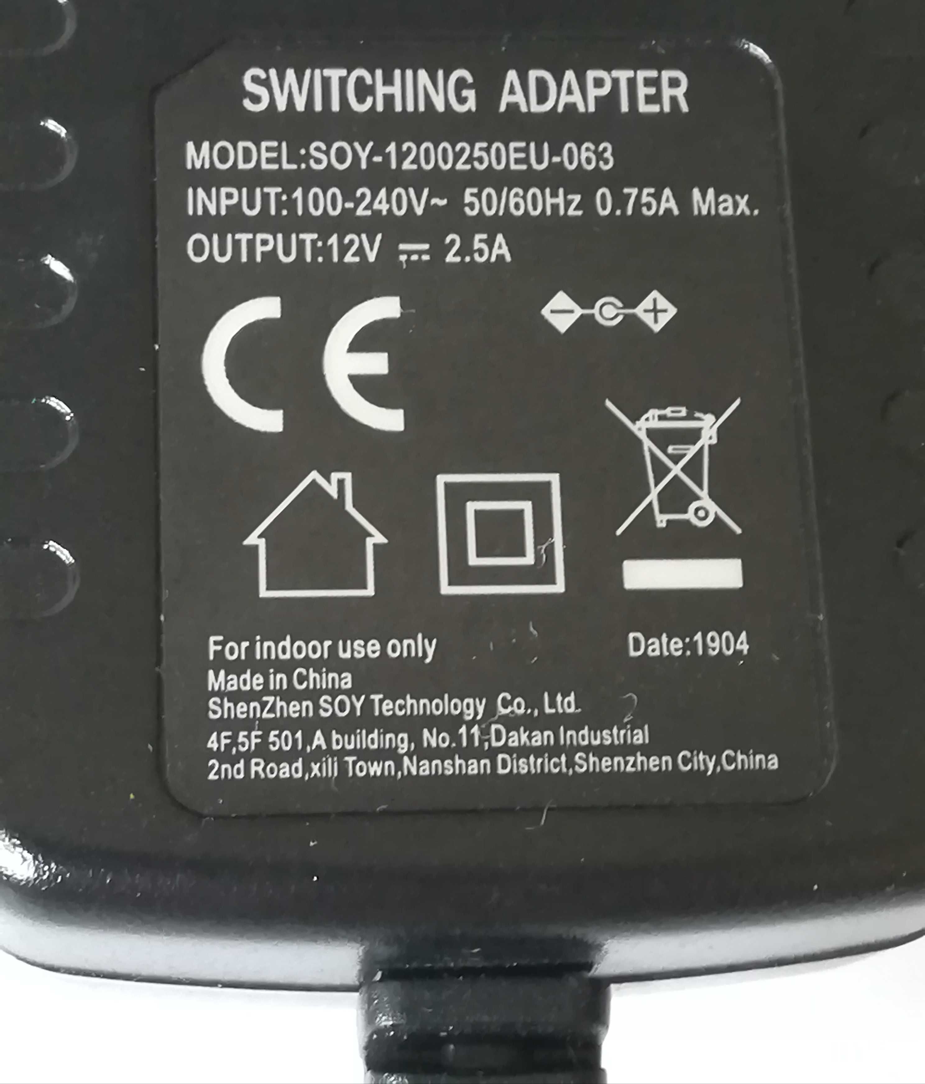 Transformador/switching adapter