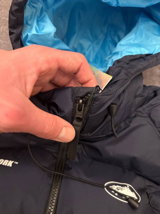 Corteiz Elitework Puffer Jacket Blue