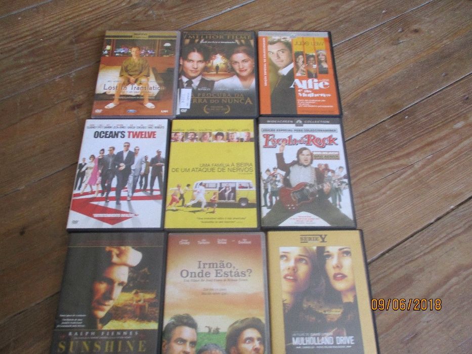 DVDs de filmes de Pedro Almodovar e outros