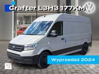 Volkswagen Crafter 35 furgon wysoki dach, 2,0 TDI 177KM, przedni, 6-bieg manualna 3640 mm, Euro 6  Furgon 2.0 TDI 177KM, wyprzedaż 2024! L3H3