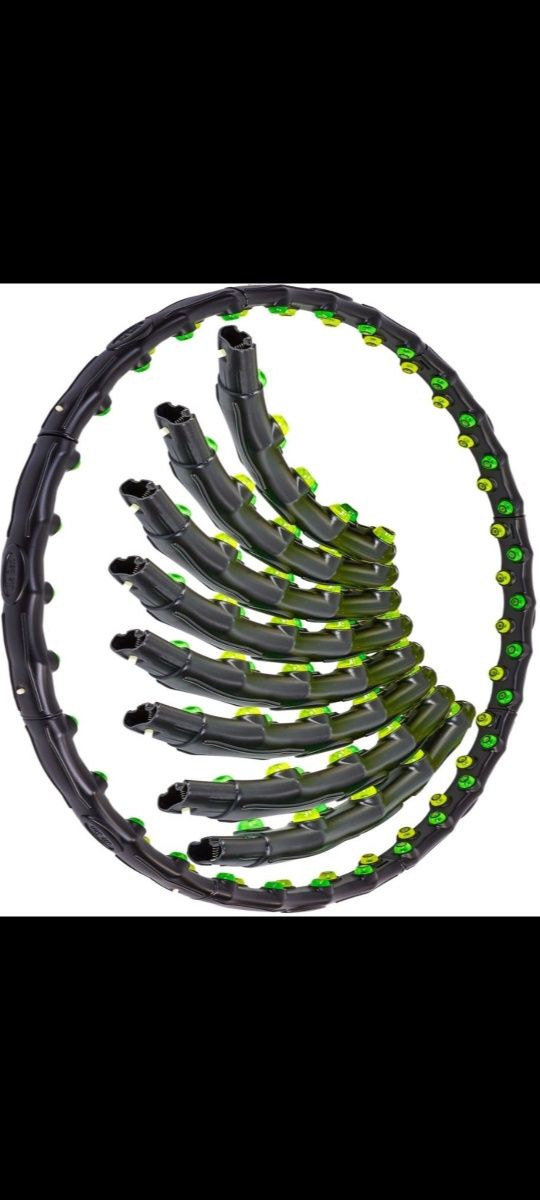 НовыйОБРУЧ МАССАЖНЫЙ Hoop Double Grase Magnetik JS-6002 для стройности