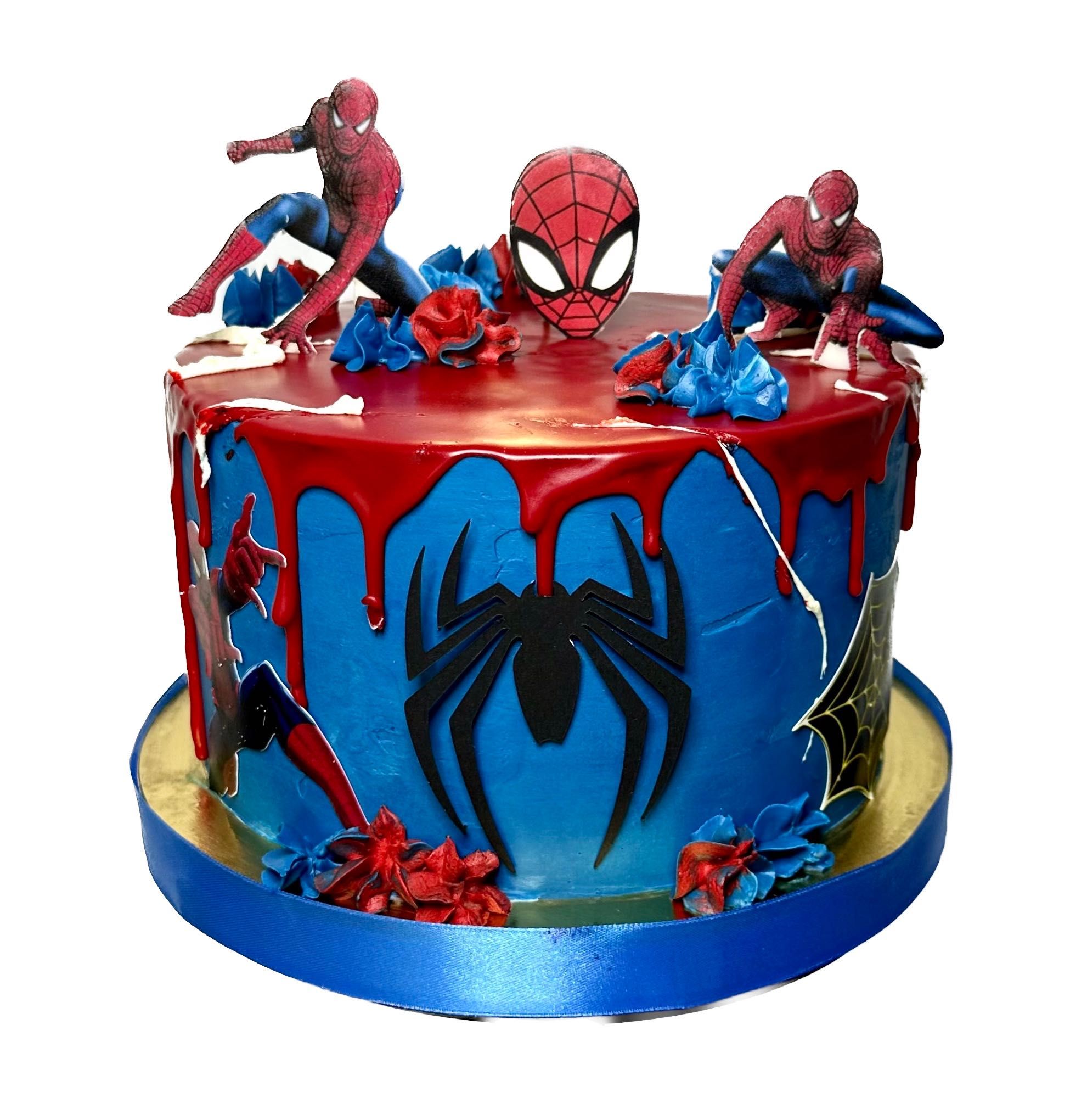 Zestaw do dekoracji tortu na masie cukrowej SPIDER-MAN Figurki na tort