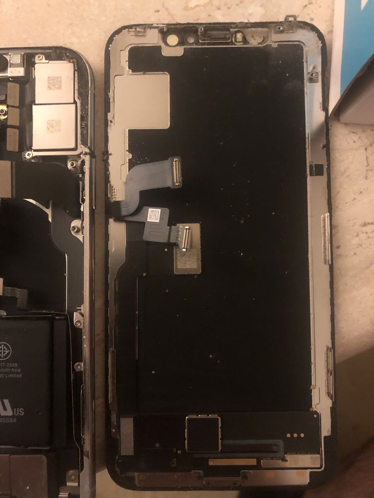 iPhone X na części bateria taptic engine
