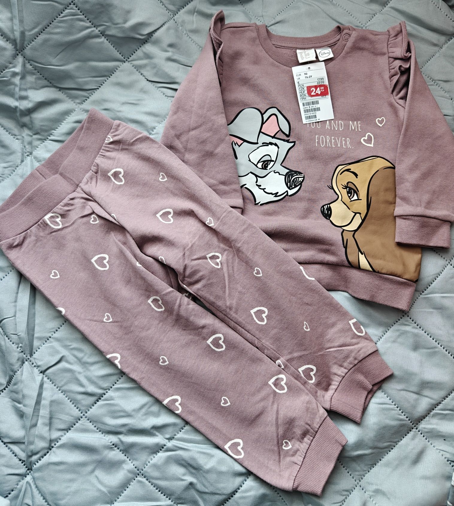 Nowe Paka ubranek dla dziewczynki rozm 92cm h&m reserved I inne