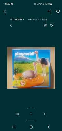 Playmobil 4831 Para Strusi z Gniazdem zwierzęta