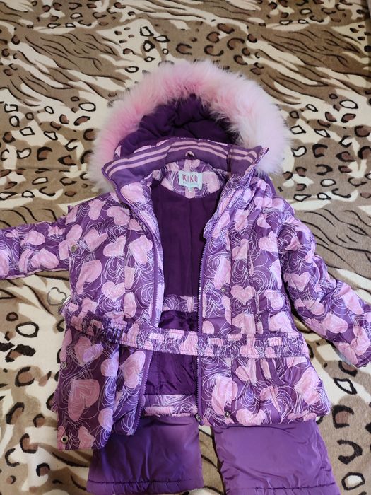Зимовий комбінезон Kiko для дівчинки 5-6 років, зріст 110-116