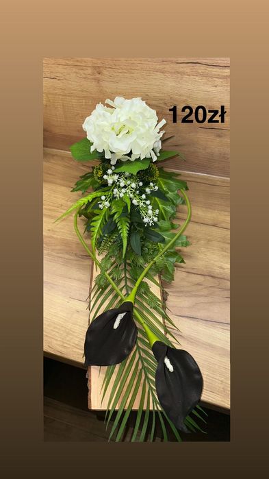 Kompozycja nagrobna, stroik na cmentarz