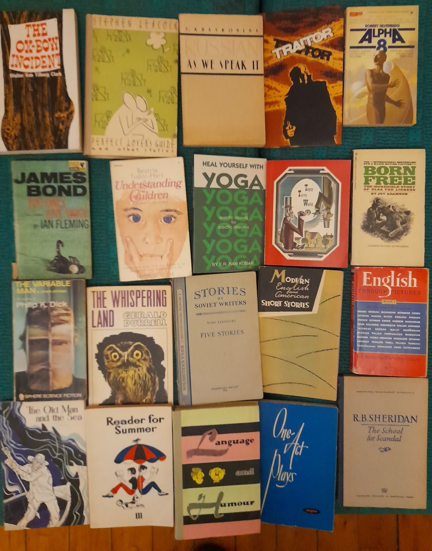 Книги на английском для чтения разные  1950...80года