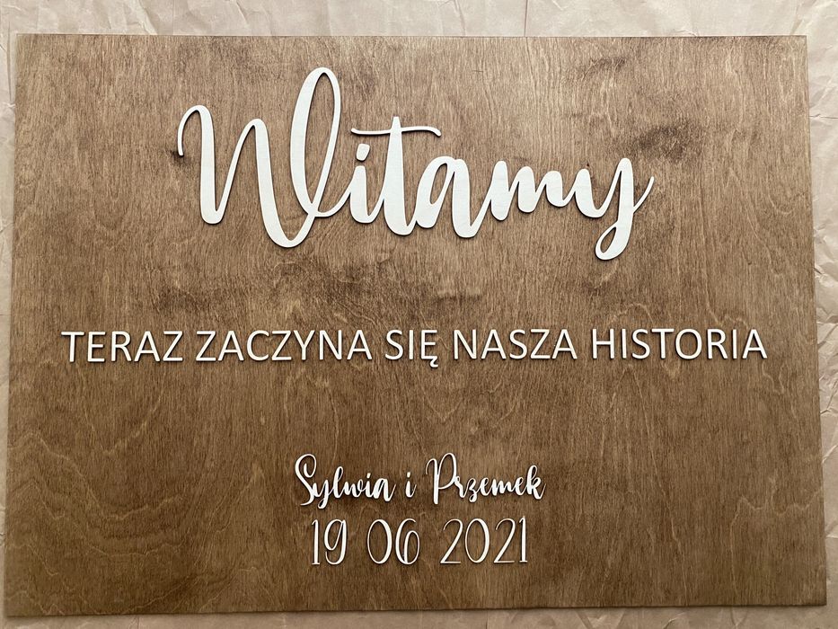 Tablica powitalna różne wzory na wesele boho rustykalna ozdoby
