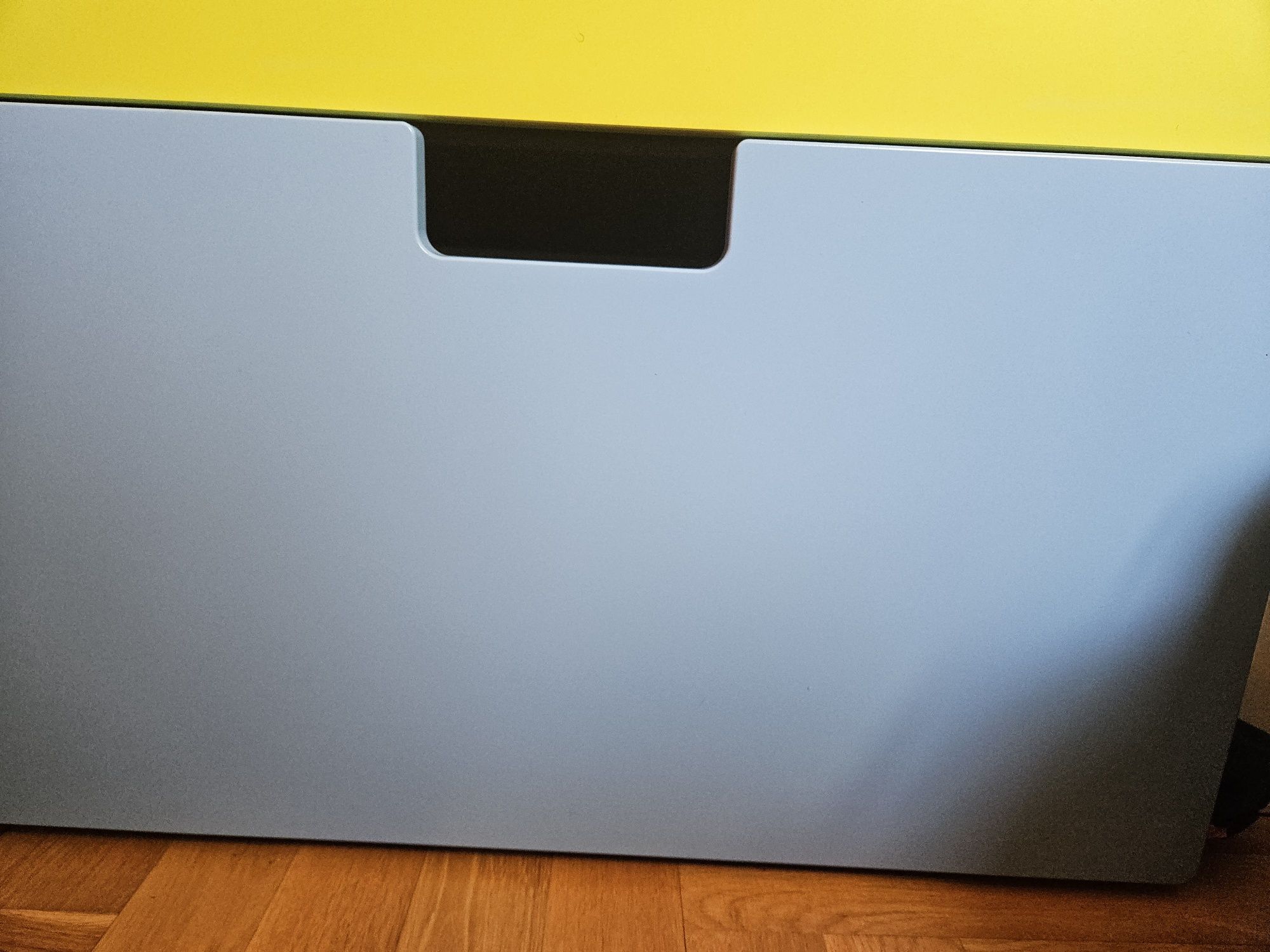 Szafa dla dzieci Ikea Stuva, wysokość 129cm fronty zielony i niebieski