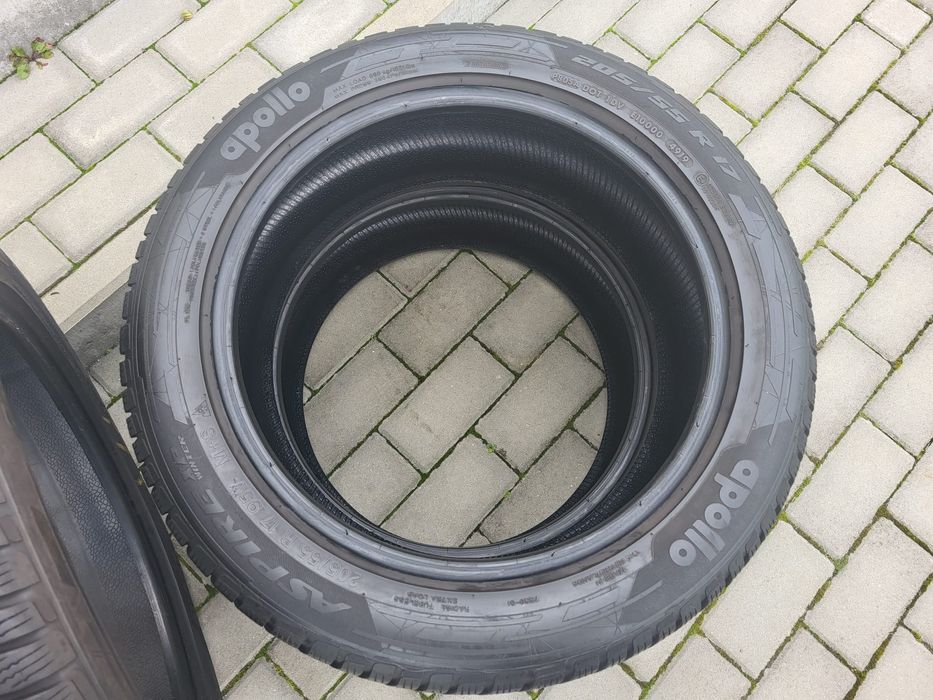 4x Opony Zimowe 205/55/17 Apollo Aspire XP Winter Bieżnik 7mm