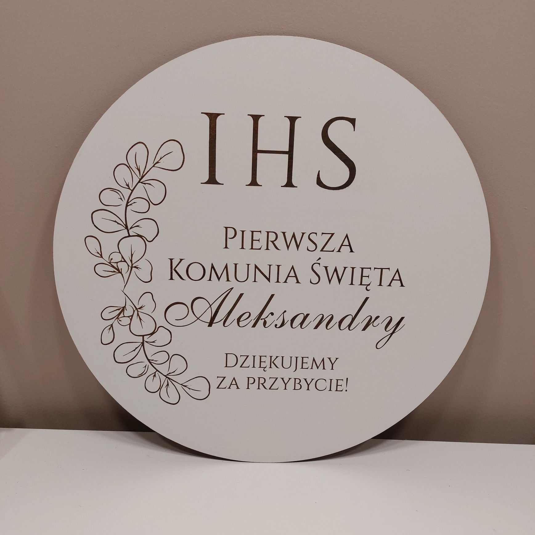 tablice powitalne,tabliczki  komunia święta chrzest święty roczek
