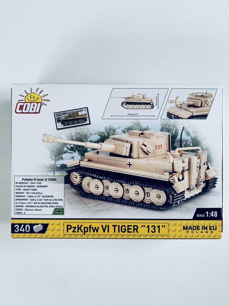 Klocki Cobi 2710 czołg Tiger 131