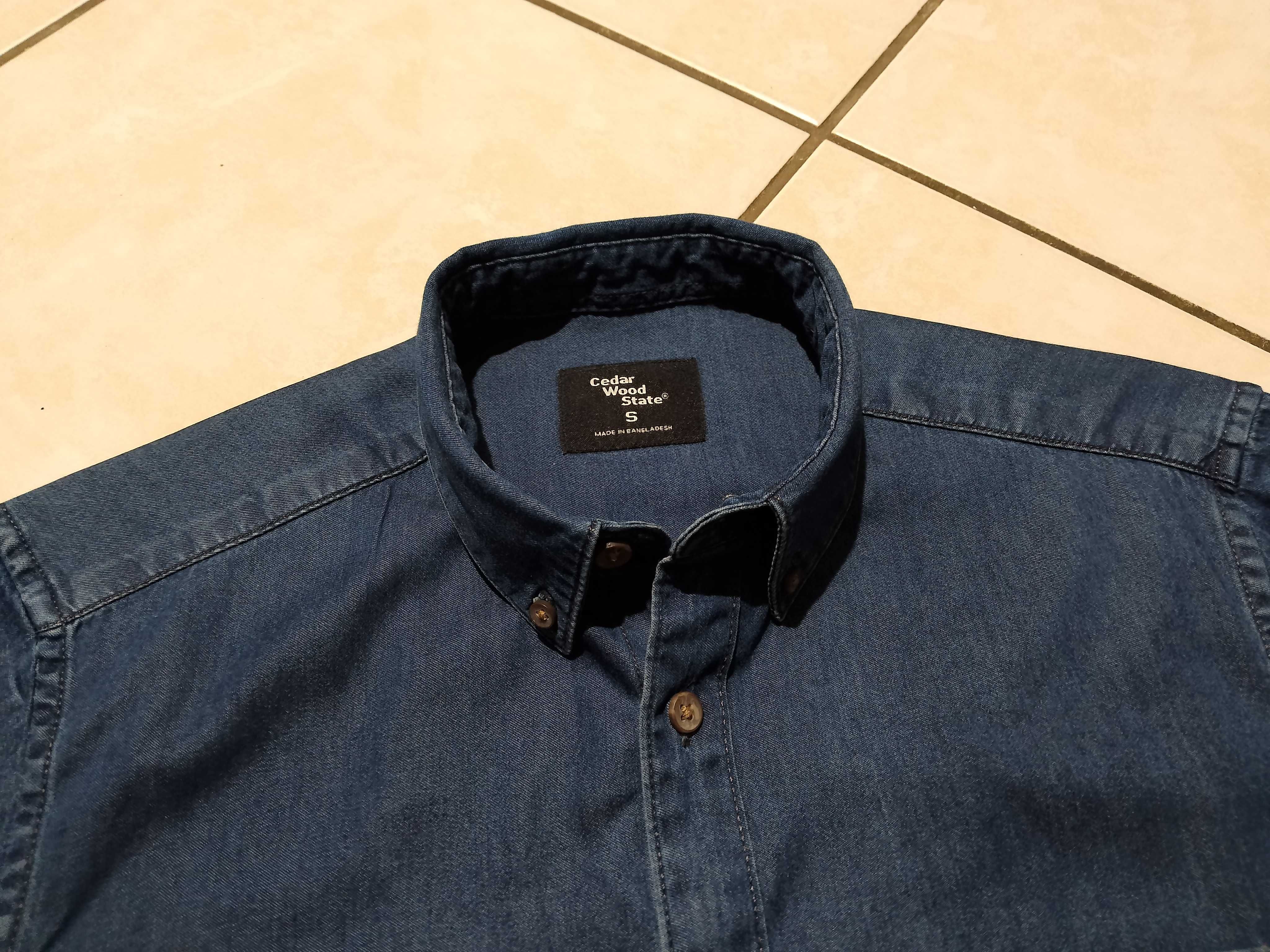 CEDAR WOOD STATE - NOWA! Koszula Męska Jeans rozmiar S