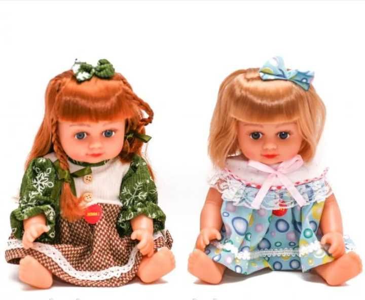 Лялька Аліна, в рюкзачку з аксесуарами, коник і лисичка  говорящі.