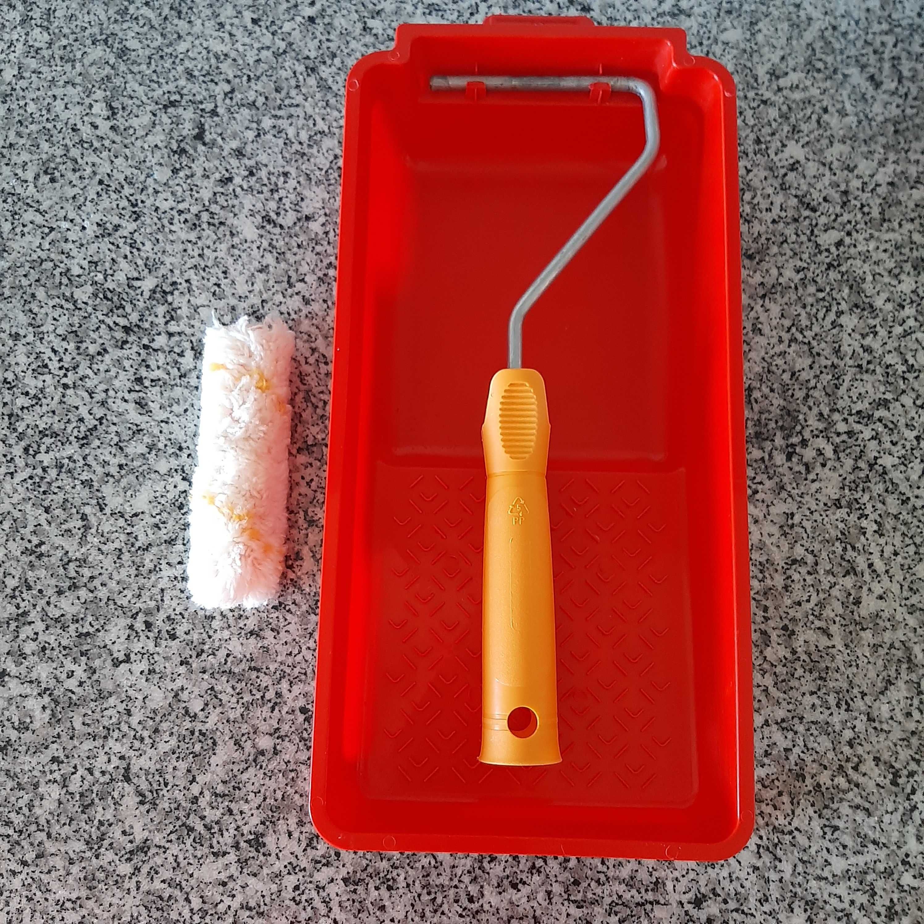 KIT Mini-Rolo Antigota +  mini tabuleiro pintura