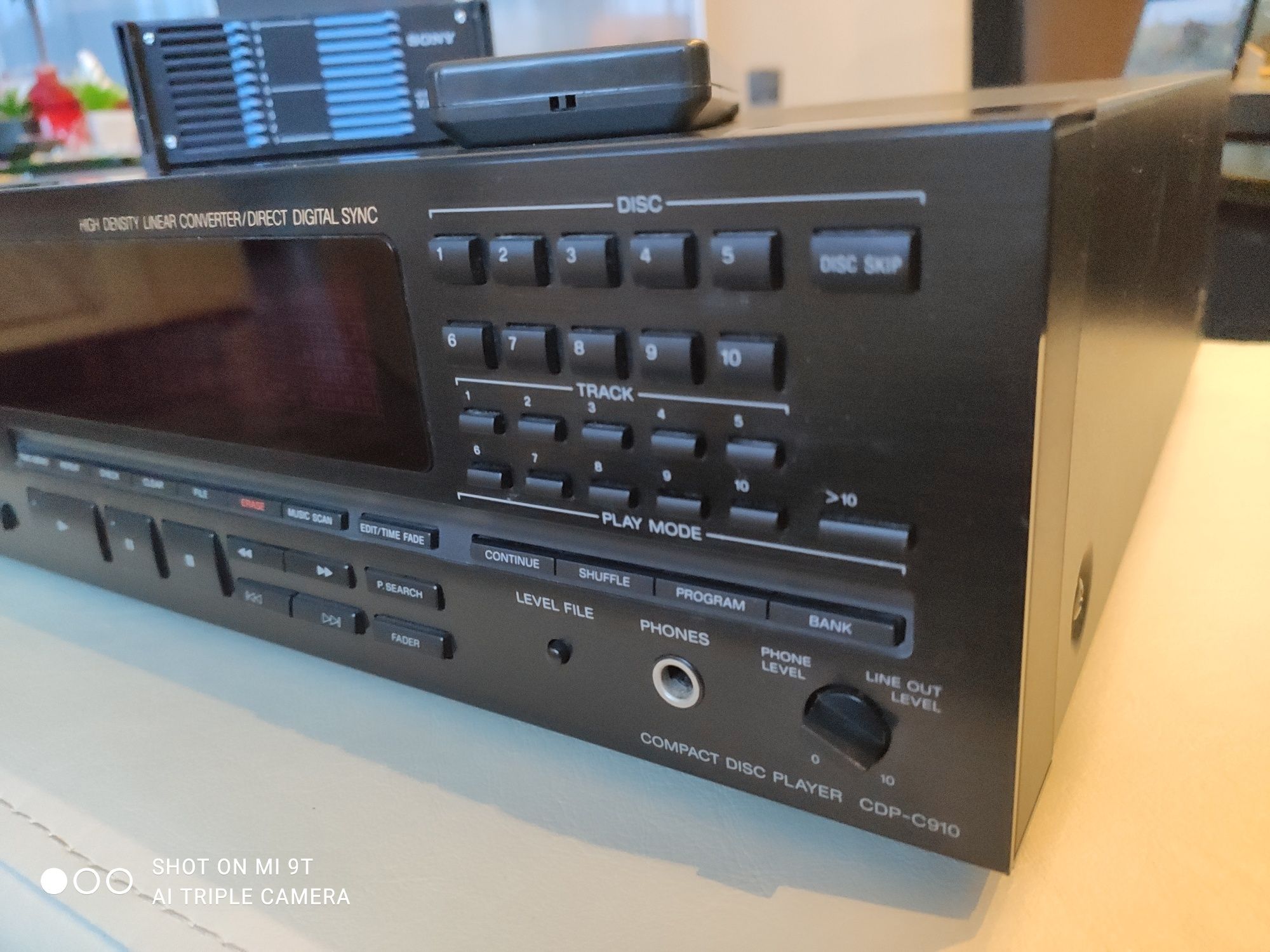 Odtwarzacz CD Sony CDP-C910 + oryginalny PILOT + instrukcja PRYWATNIE