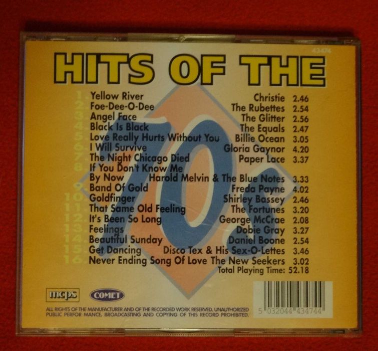 2 CD: HITS OF 70s \\ HITS OF 80s.