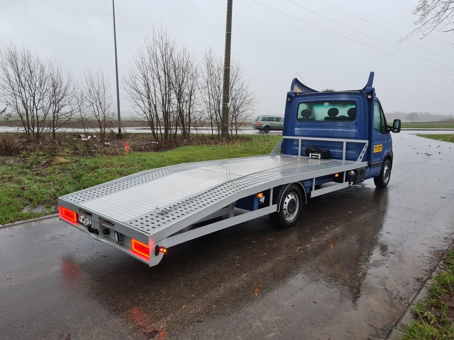 Nowa Zabudowa platforma najazd na Autolaweta 
Blach