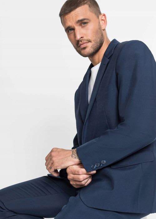 B.P.C garnitur męski 2 częściowy granatowy ^64