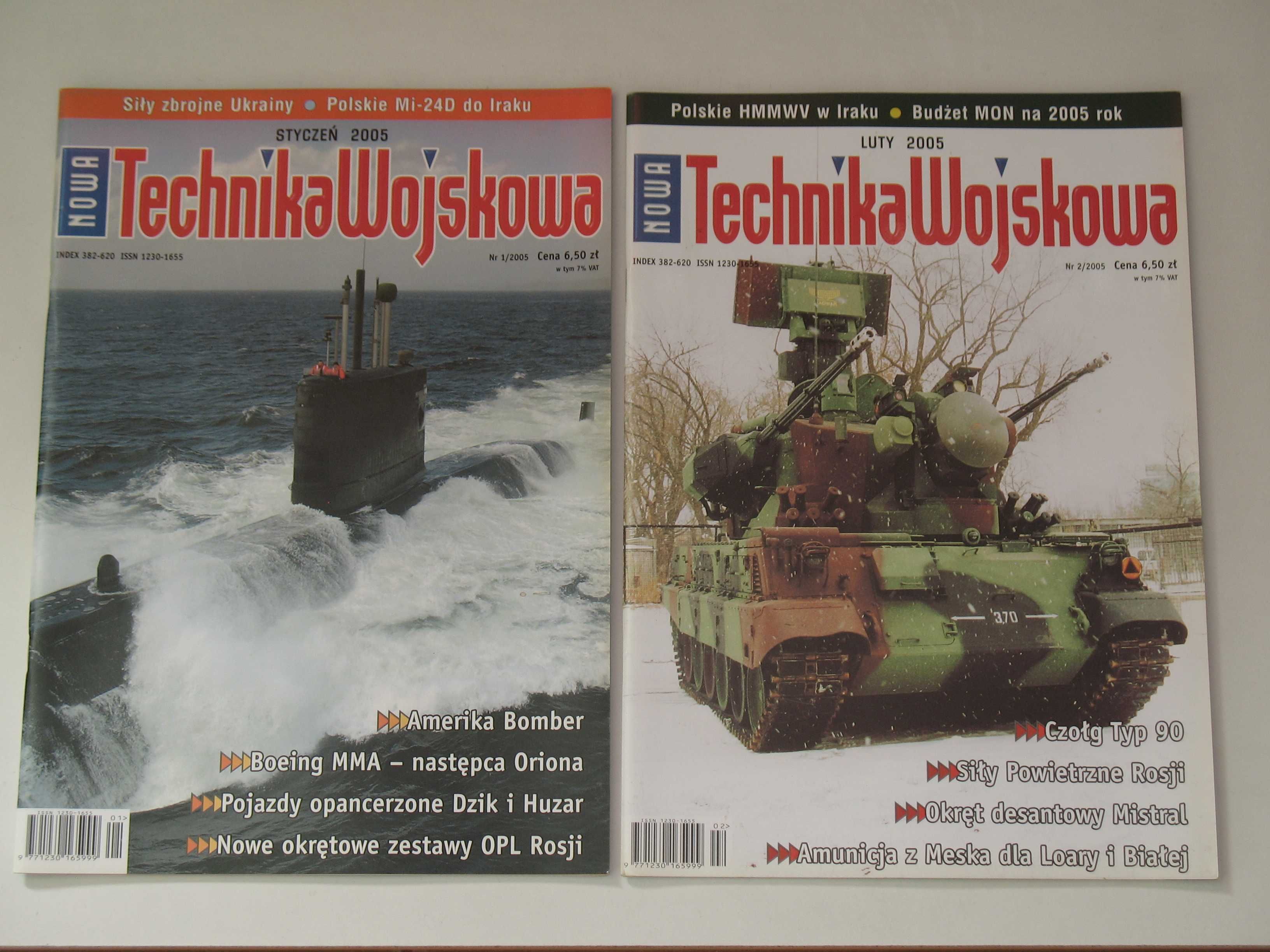 Technika Wojskowa kompletny rocznik 2005 12 numerów