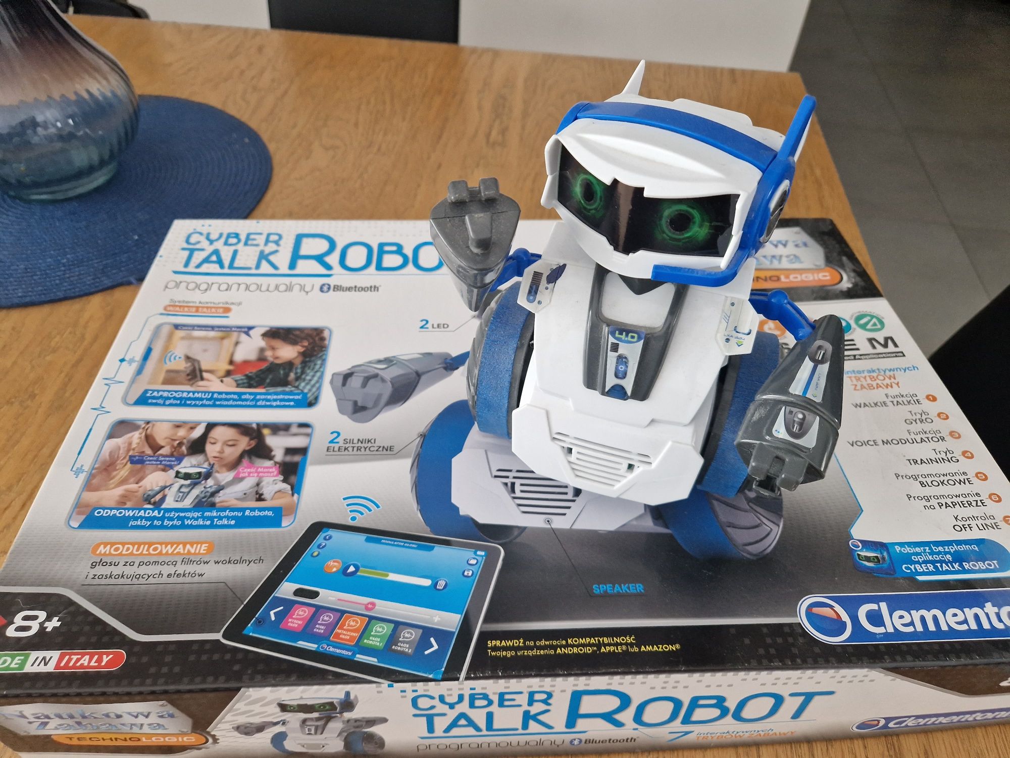 Robot Cybertalk Naukowa zabawa