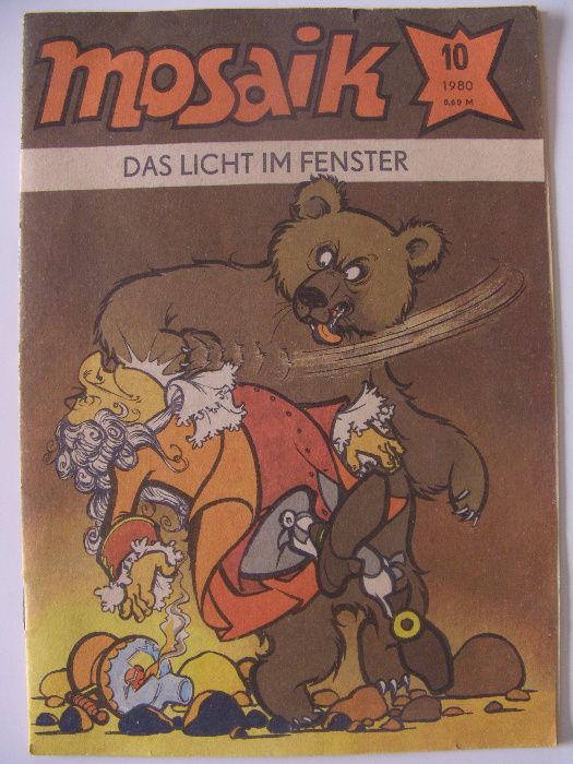 BD banda desenhada Alemanha de Este (DDR) vintage (1980)