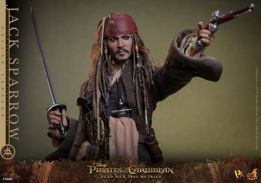 Фігурка 1/6 Hot Toys DX38 POTC : DMTNT – JACK SPARROW - Deluxe Version