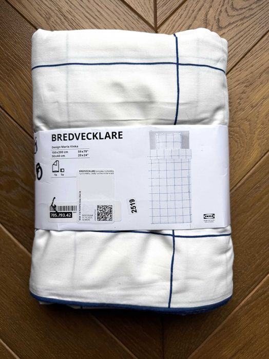 Pościel Ikea Bredvecklare 150x200 - nowa - bawełna + wiskoza