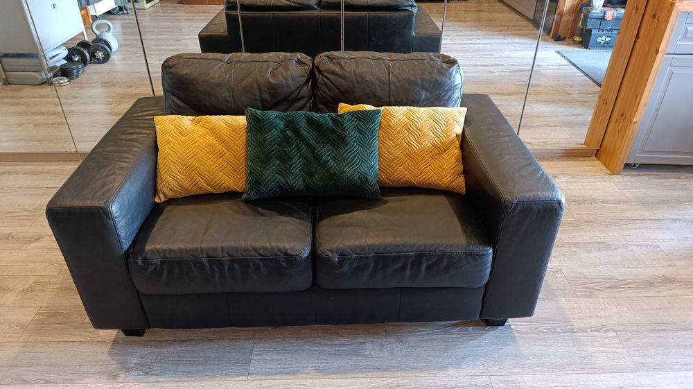 Sofa IKEA SKOGABY – skórzana, 2-osobowa NOWA
