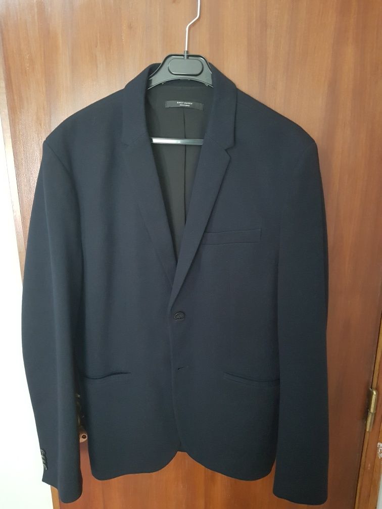 Blazer Zara azul tam Xl